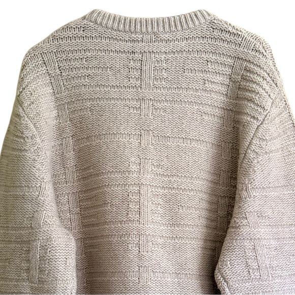 PENDLETON Men’s Lambswool Blend Chunky Grandpacore Casual Fisherman Sweater XL - Picture 7 of 9